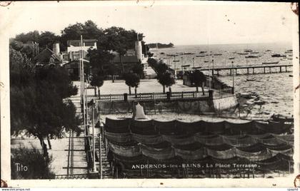 CPA Andernos les Bains la Place Terrasse