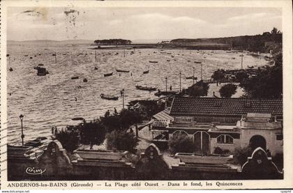 CPA Andernos Les Bains La Plage Ouest