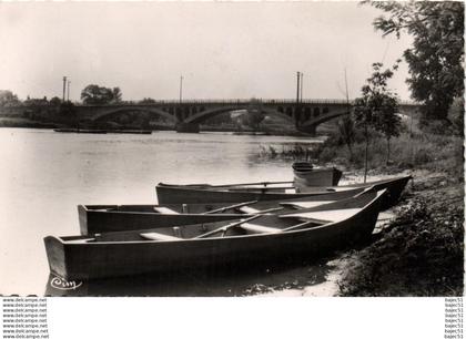 Andrézieux Bouthéon - Berges de la Loire et le pont