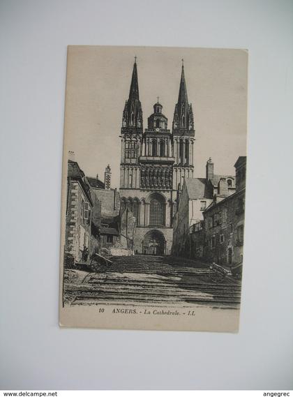 Carte  Angers  - La Cathédrale