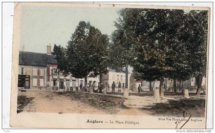 ANGLURE LA PLACE PUBLIQUE (CARTE COLORISEE)