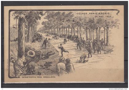 16 - Catastrophe prés Angoulême - Course Paris Madride - 24 Mai 1903