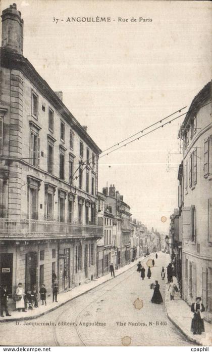 Angouleme - Rue de Paris - CPA