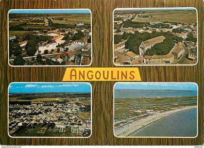 Carte Postale - 17 - Angoulins - Multivues - Carte Dentelée - CPSM grand format - Carte Neuve - Voir Scans Recto-Verso -