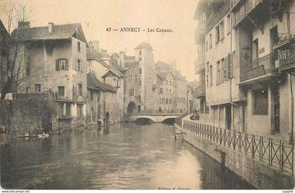 CPA Annecy Les Canaux