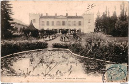 CPA   Carte Postale  France  Anse  Château de Meximieux   VM107462