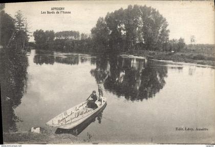 CPA Appoigny Les Bords De I'Yonne