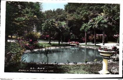 CPA Apt jardin Public le Lac