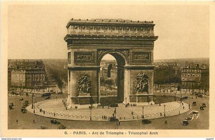 CPA Paris Arc de Triomphe