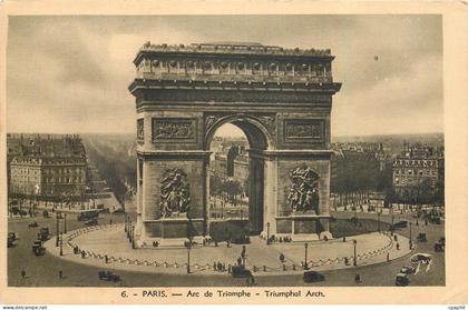 CPA Paris Arc de Triomphe