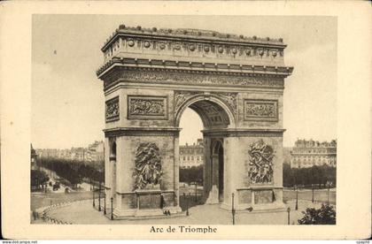 CPA Paris Arc de Triomphe