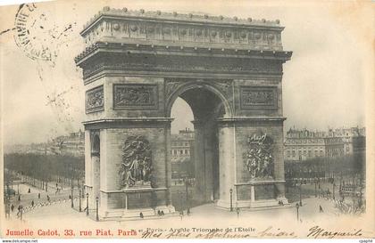 CPA Paris Arc de Triomphe de l'Etoile