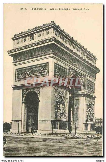 CPA Tout Paris Arc de Triomphe