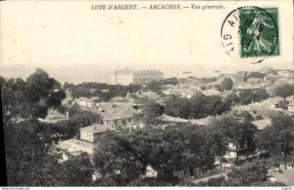 CPA Arcachon Vue Generale