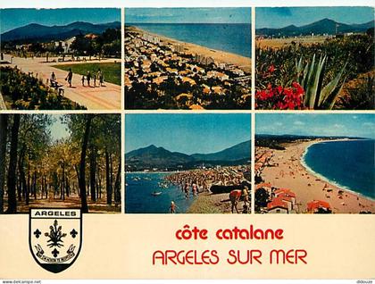 66 - Argelès sur Mer - Multivues - Blasons - CPM - Voir Scans Recto-Verso