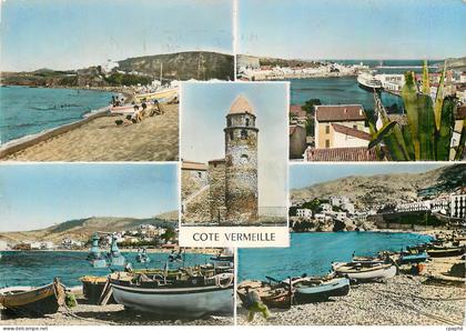 CPM Cote Vermeille Argeles sur Mer Port Vendres Collioure Banyuls sur Mer Cerbere