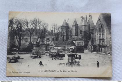 Argentan, la place du marché, Orne 61