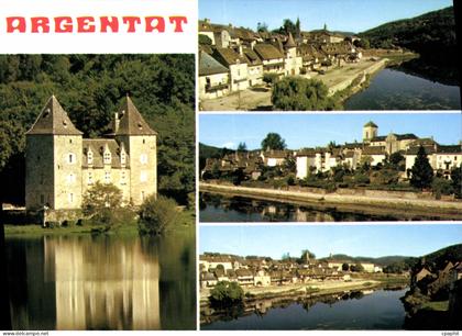 CPSM Argentat Chateau Gibanel Vieilles Maisons Sur La Dordogne