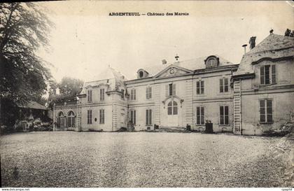 CPA Argenteuil Chateau Des Marais