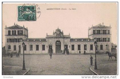ARMENTIERES (NORD) LA GARE  1910