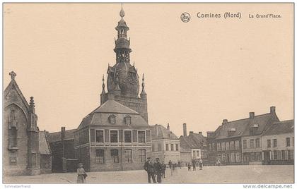 CPA - AK Comines Komen La Grand Place Nord Pas de Calais bei Quesnoy sur Deule Lille Warneton Wervicq Halluin Linselles