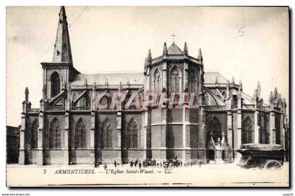 CPA Armentieres L'Eglise Saint Waast