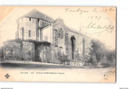 ARNAC POMPADOUR - L'Eglise - 90 - très bon état