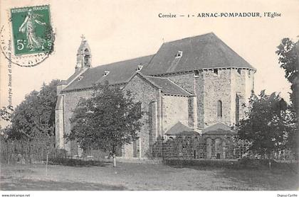 ARNAC POMPADOUR - L'Eglise - très bon état