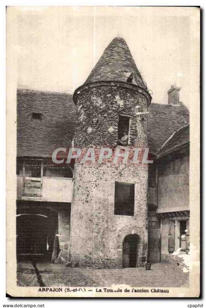 CPA Arpajon (S et O) La Tourelle de l ancien Chateau