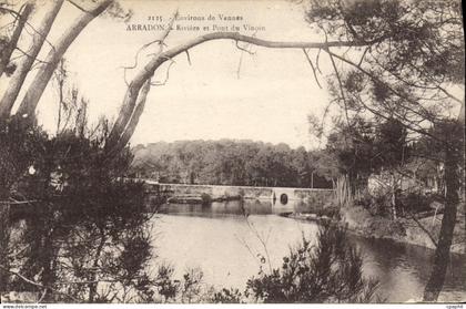 CPA Vannes Arradon Riviere Et Pont Du Vinoin