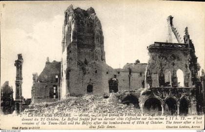 CPA La Grande Guerre Arras