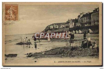 CPA Arromanches Les Bains la plage