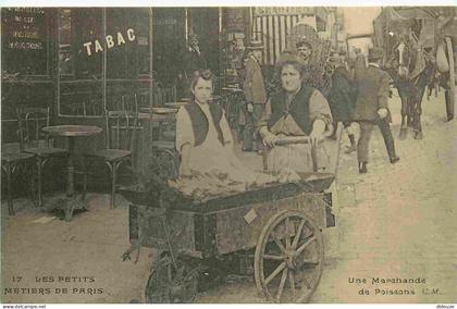 Carte Postale - Reproduction CPA - 75 Paris - Les petits métiers de Paris - Une Marchande de Poissons - Tabac - C'était