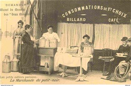 Reproduction CPA - 75 Paris - Les petits métiers parisiens - La Marchande cfe petit-noir - C'était la France - no 87 - C