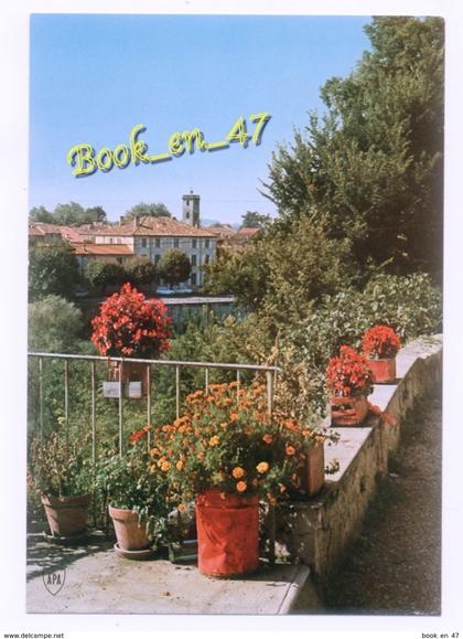 {78486} 47 Lot et Garonne Astaffort , Vue générale.  " en baisse "