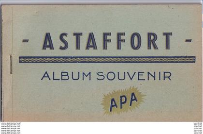 B19-47) ASTAFFORT -  ALBUM SOUVENIR - CARNET COMPLET DE 8 CPA -  EDITEUR APA ALBI - ( 3 SCANS )