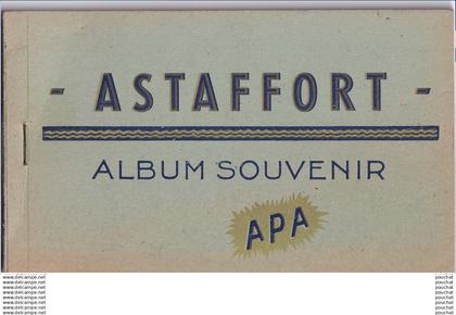B19-47) ASTAFFORT -  ALBUM SOUVENIR - CARNET COMPLET DE 8 CPA -  EDITEUR APA ALBI - ( 3 SCANS )