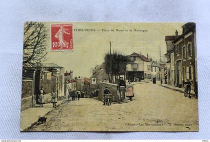 AA731, Athis Mons, place de Mons et la Montagne, Essonne 91
