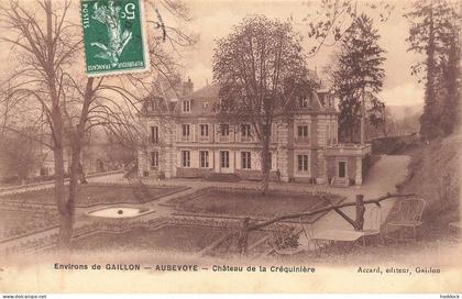 AUBEVOYE : CHATEAU DE LA CREQUINIERE