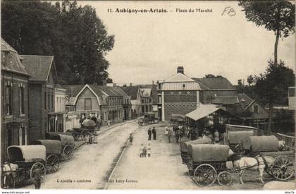 CPA AUBIGNY-EN-ARTOIS Place du marché (26181)