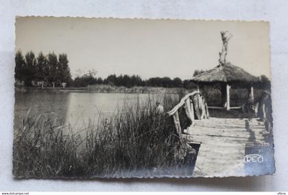 Cpsm, Aubigny sur Nère, l'étang de pêche, Cher 18