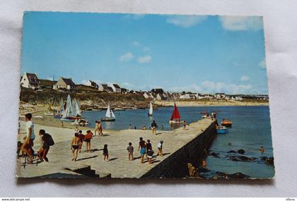 Cpm, Esquibien Audierne, la plage de sainte Edwett et les voiliers, Finistère 29