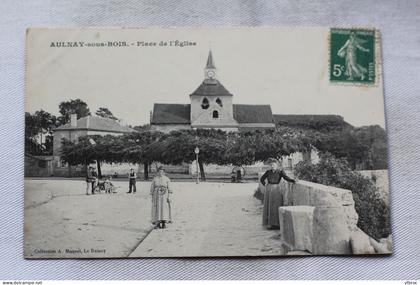 Aulnay sous Bois, place de l'église, Seine saint Denis 93