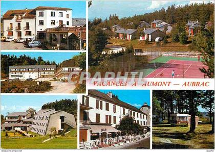 CPM Vacances A Aumont Aubrac