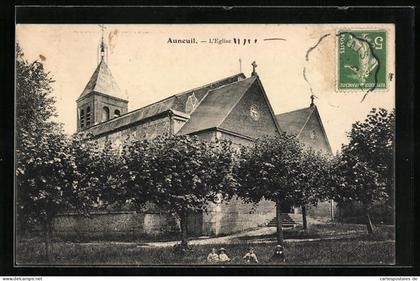 CPA Auneuil, l'Eglise