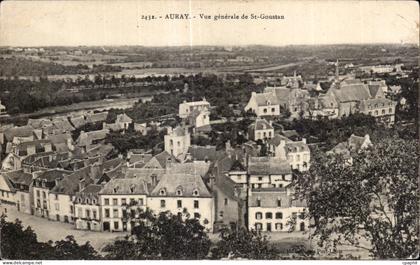 CPA Auray Vue Generale de St Goustan
