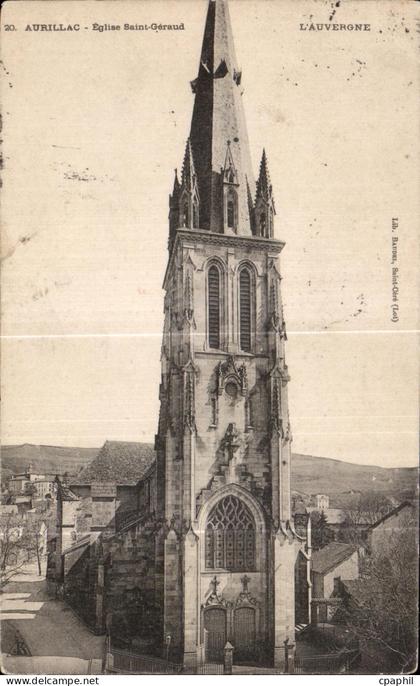 CPA Aurillac Eglise Saint Garaud