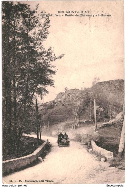 CPA  Carte postale  France Auvergne-Rhône-Alpes Mont Pilat Pont Chaurieu  Vieille automobileVM66866
