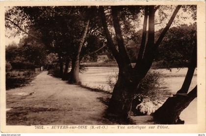 CPA AUVERS-sur-OISE - Vue artisique sur l'Oise (107868)