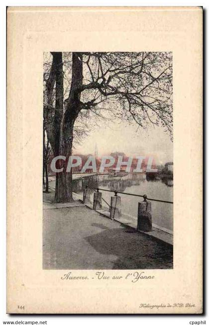 Auxerre- Vue sur l'Yonne - CPA